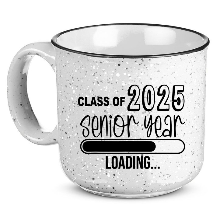 Class Of 2025 Senior Year Loading Senior 2025 15oz Campfire Ceramic Mug