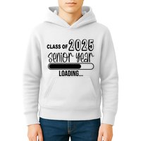 Class Of 2025 Senior Year Loading Senior 2025 Kids Hoodie