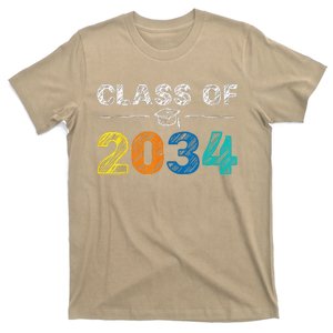 Class Of 2034 Grow With Me First Day Of School Graduation Cute T-Shirt