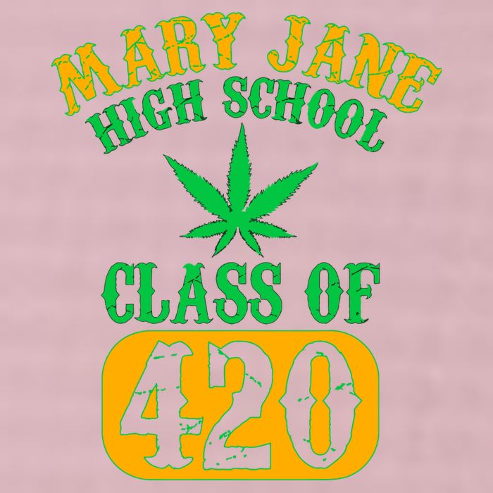 Class Of 420 Marijuana Cannabis Pothead Stoner 25L Jumbo Tote