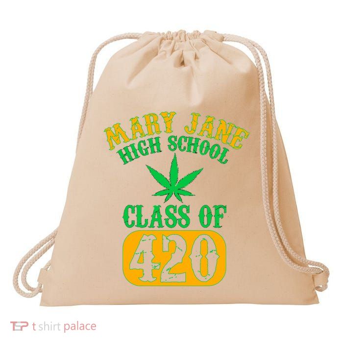 Class Of 420 Marijuana Cannabis Pothead Stoner Drawstring Bag