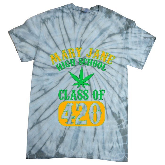 Class Of 420 Marijuana Cannabis Pothead Stoner Tie-Dye T-Shirt