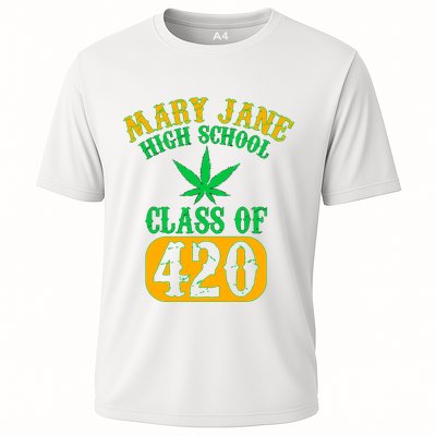 Class Of 420 Marijuana Cannabis Pothead Stoner Performance Shirt
