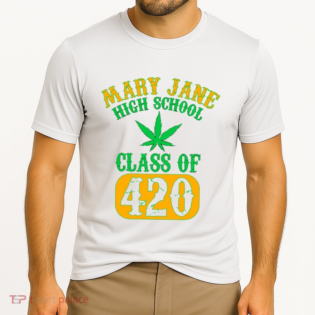 Class Of 420 Marijuana Cannabis Pothead Stoner Performance Shirt