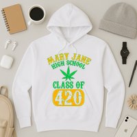 Class Of 420 Marijuana Cannabis Pothead Stoner Hoodie