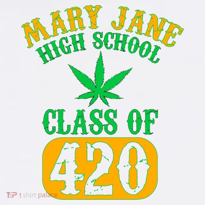 Class Of 420 Marijuana Cannabis Pothead Stoner T-Shirt