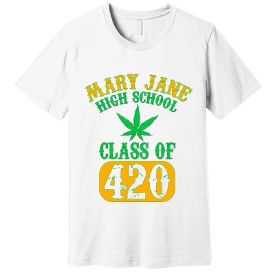 Class Of 420 Marijuana Cannabis Pothead Stoner Premium T-Shirt