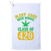 Class Of 420 Marijuana Cannabis Pothead Stoner Golf Towel