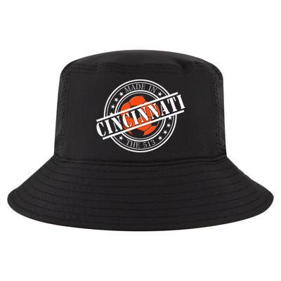Cincinnati Ohio 513 Soccer Squad Cool Comfort Performance Bucket Hat