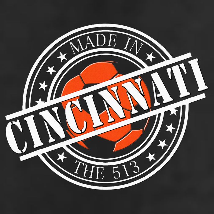 Cincinnati Ohio 513 Soccer Squad Adult Drive Performance Visor