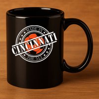 Cincinnati Ohio 513 Soccer Squad 11oz C Handle Ceramic Mug