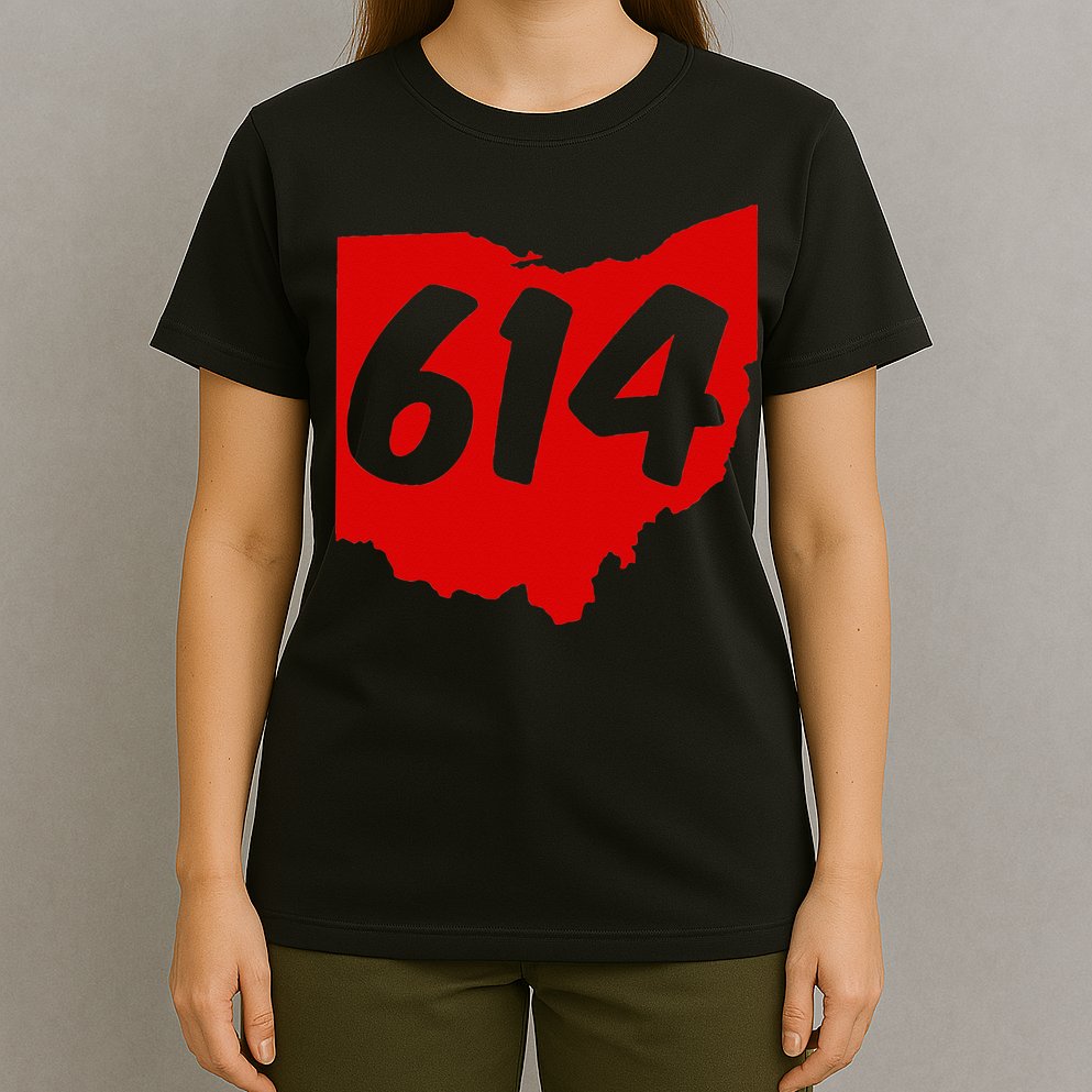 Columbus Ohio 614 Area Code 614 T-Shirt