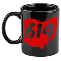 Columbus Ohio 614 Area Code 614 11oz C Handle Ceramic Mug