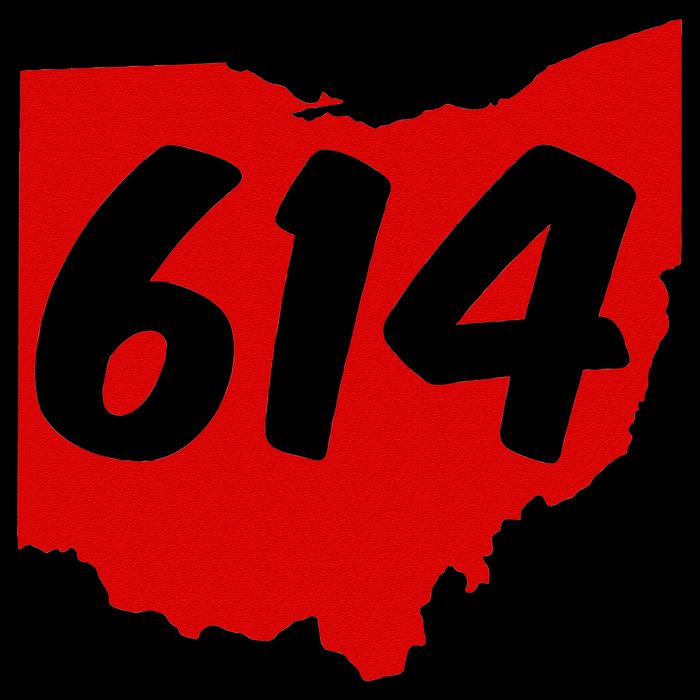 Columbus Ohio 614 Area Code 614 Drawstring Bag