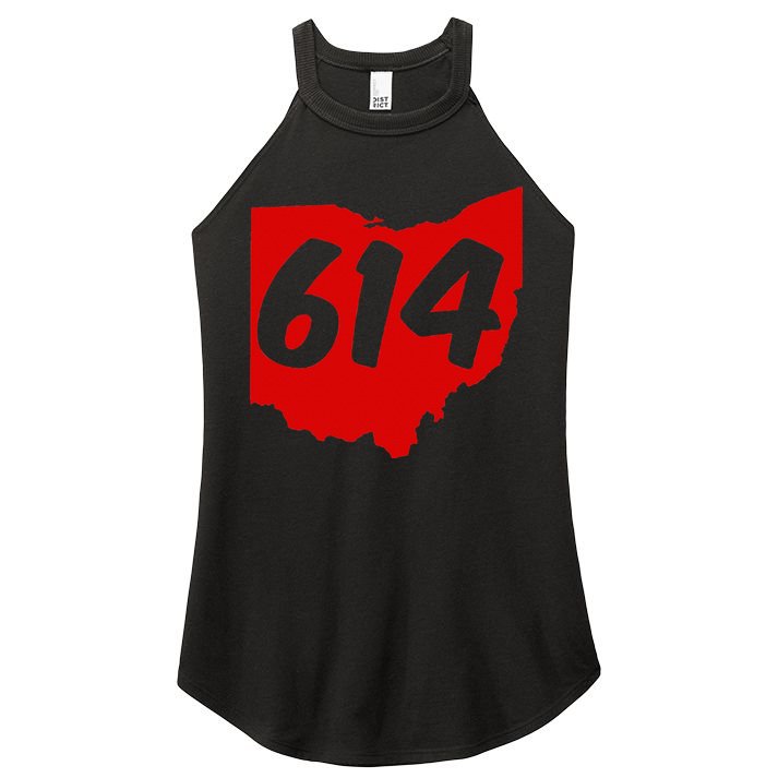 Columbus Ohio 614 Area Code 614 Women's Perfect Tri Rocker Tank