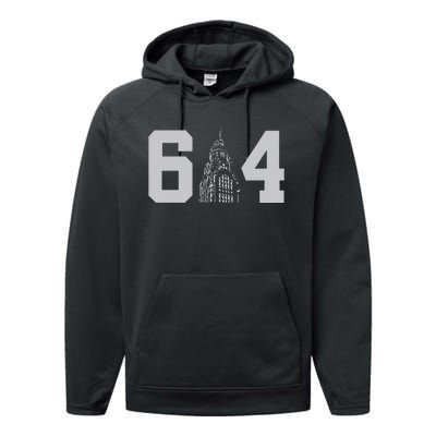 Columbus Ohio 614 Performance Fleece Hoodie