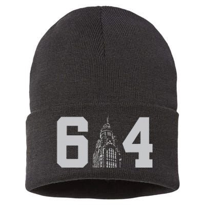 Columbus Ohio 614 Sustainable Knit Beanie