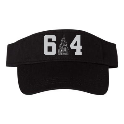 Columbus Ohio 614 Valucap Bio-Washed Visor