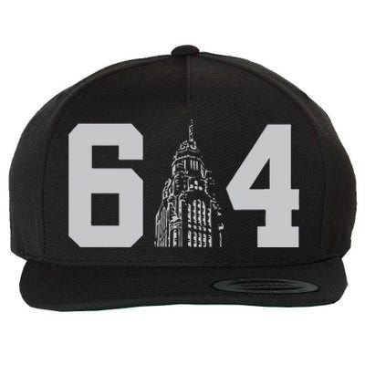 Columbus Ohio 614 Wool Snapback Cap