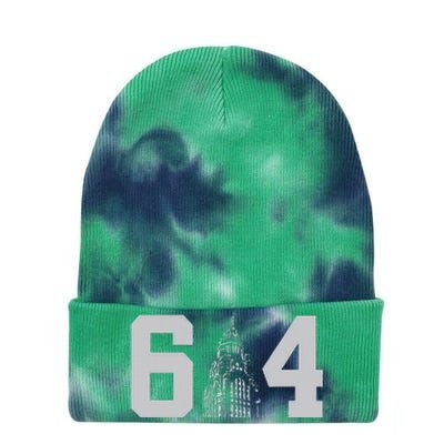 Columbus Ohio 614 Tie Dye 12in Knit Beanie