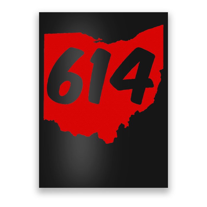 Columbus Ohio 614 Area Code 614 Poster