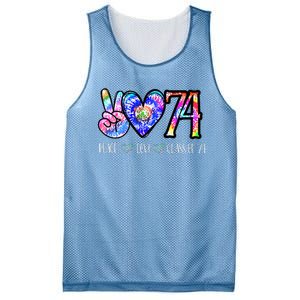 Class Of 74 1974 50th Class Reunion Tie Dye Graduation Items Mesh Reversible Basketball Jersey Tank