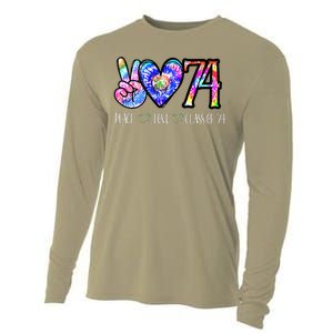 Class Of 74 1974 50th Class Reunion Tie Dye Graduation Items Cooling Performance Long Sleeve Crew