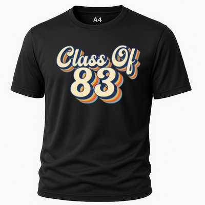 Class Of 83 1983 Graduation High School Reunion Vintage Performance Shirt
