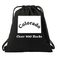 Colorado Over 900 Rocks Drawstring Bag