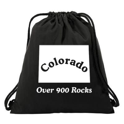 Colorado Over 900 Rocks Drawstring Bag