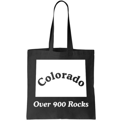 Colorado Over 900 Rocks Tote Bag