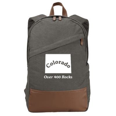 Colorado Over 900 Rocks Cotton Canvas Backpack