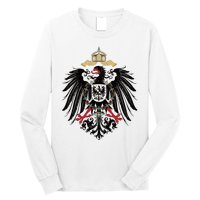 Coat Of Arms German Empire Imperial Eagle 1889 Long Sleeve Shirt