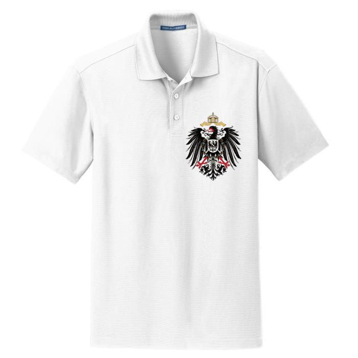 Coat Of Arms German Empire Imperial Eagle 1889 Dry Zone Grid Polo