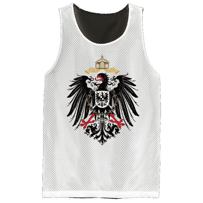 Coat Of Arms German Empire Imperial Eagle 1889 Mesh Reversible Basketball Jersey Tank