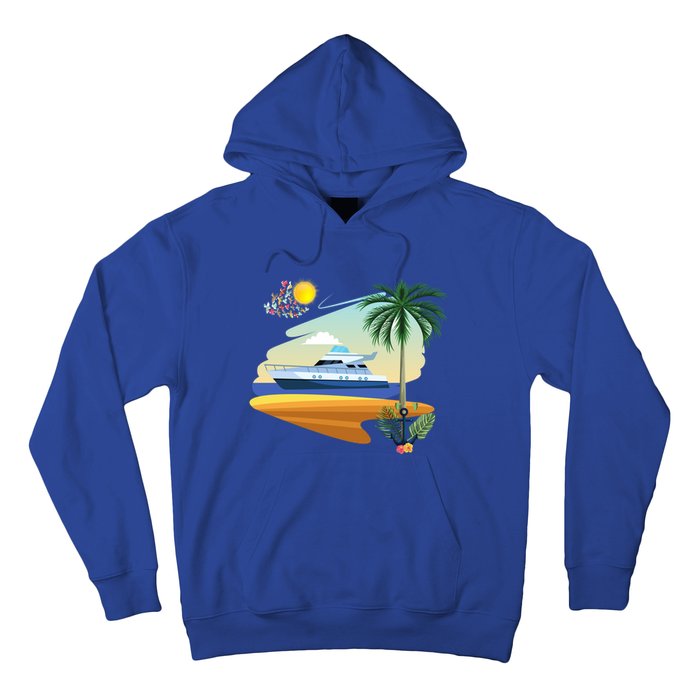 Cruising On A Yacht Funny Family Cruise Ship Cruising Lovers Gift Hoodie