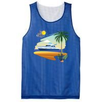 Cruising On A Yacht Funny Family Cruise Ship Cruising Lovers Gift Mesh Reversible Basketball Jersey Tank