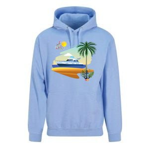 Cruising On A Yacht Funny Family Cruise Ship Cruising Lovers Gift Unisex Surf Hoodie