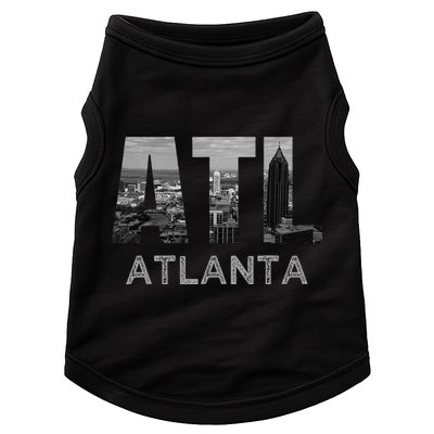 City Of Atlanta Georgia Skyline Cityscape Downtown Atl Home Doggie Tank
