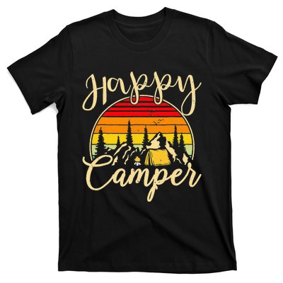 Camper Outdoor Activity Camping Lover Happy Camper T-Shirt