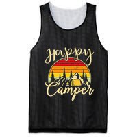 Camper Outdoor Activity Camping Lover Happy Camper Mesh Reversible Basketball Jersey Tank