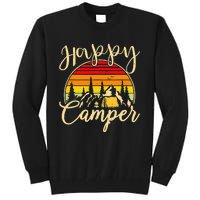 Camper Outdoor Activity Camping Lover Happy Camper Tall Sweatshirt