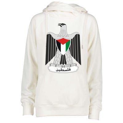 Coat Of Arms Of Palestine Womens Funnel Neck Pullover Hood