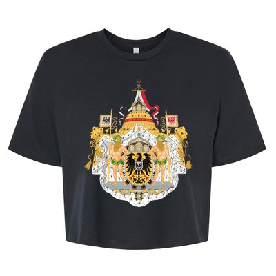 Coat Of Arms German Empire Imperial Eagle Bella+Canvas Jersey Crop Tee