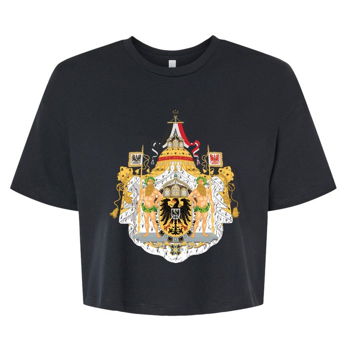 Coat Of Arms German Empire Imperial Eagle Bella+Canvas Jersey Crop Tee