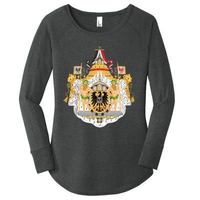 Coat Of Arms German Empire Imperial Eagle Women's Perfect Tri Tunic Long Sleeve Shirt