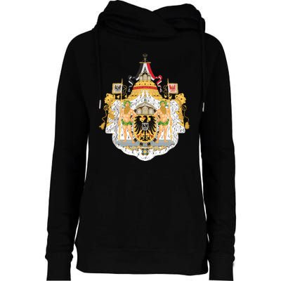 Coat Of Arms German Empire Imperial Eagle Womens Funnel Neck Pullover Hood