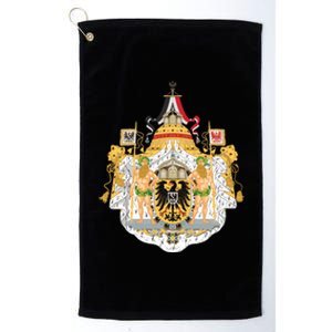 Coat Of Arms German Empire Imperial Eagle Platinum Collection Golf Towel