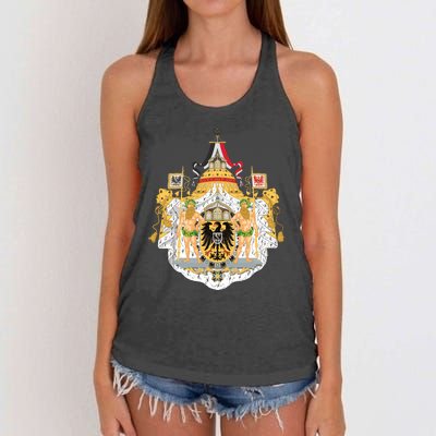 Coat Of Arms German Empire Imperial Eagle Women's Knotted Racerback Tank