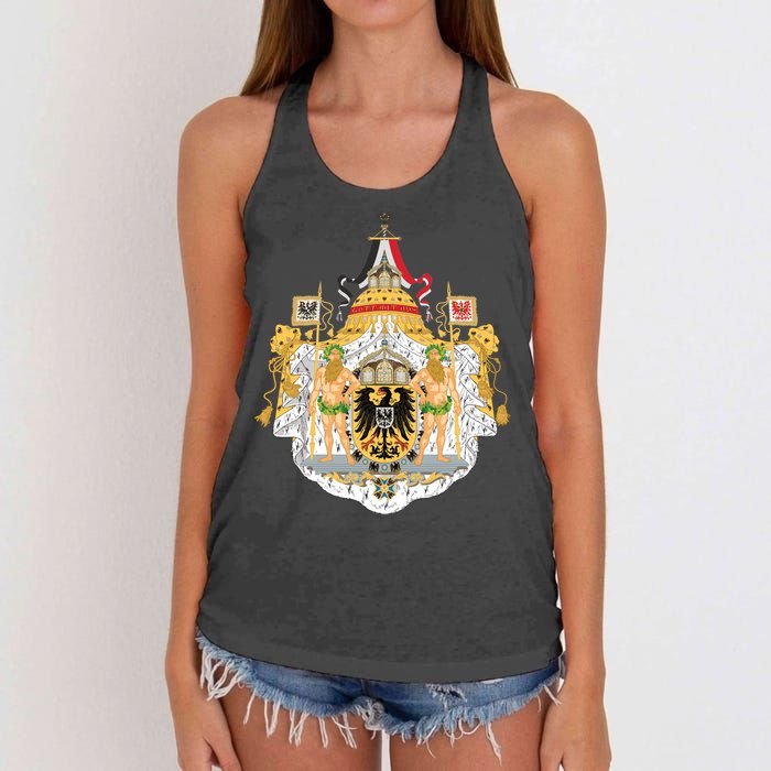 Coat Of Arms German Empire Imperial Eagle Women's Knotted Racerback Tank